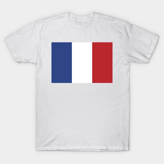 The Flag of France T-Shirt by zwrr16